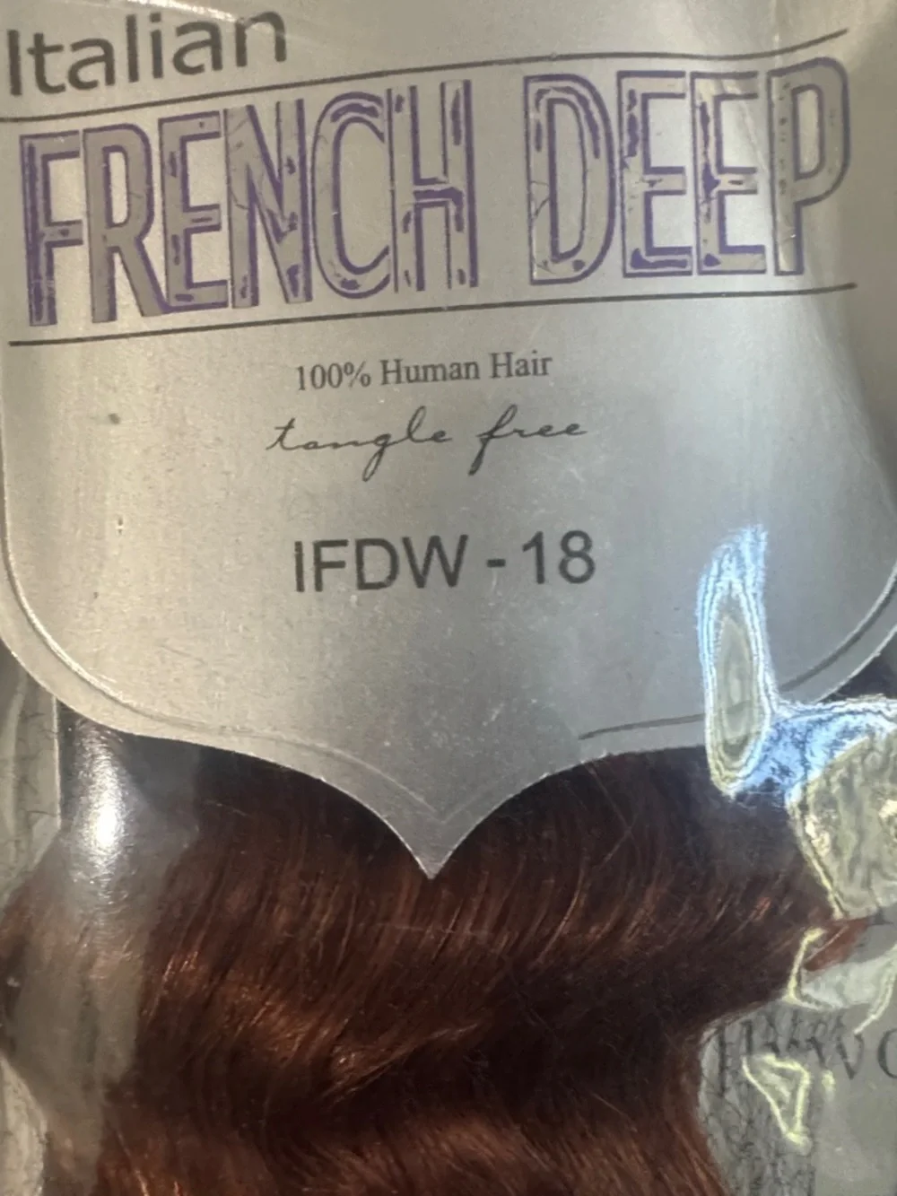 100% Human hair Italian French Deep Weaving -Copper Red #30